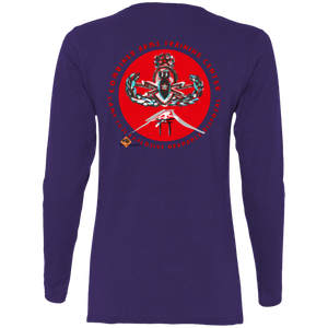 G540L Gildan Ladies' Cotton LS T-Shirt - Explosive Designs LLC