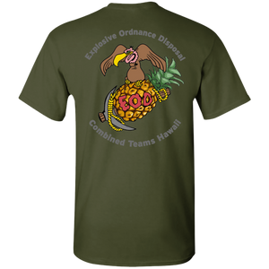 Grey Hawaii Letters G500 Gildan 5.3 oz. T-Shirt - Explosive Designs LLC