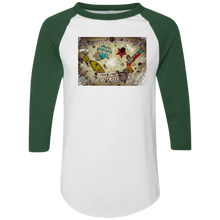 Load image into Gallery viewer, Stars and Diamonds 420 Augusta Colorblock Raglan Jersey - Explosive Designs LLC