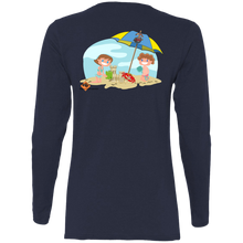 Load image into Gallery viewer, G540L Gildan Ladies&#39; Cotton LS T-Shirt - Explosive Designs LLC