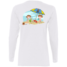 Load image into Gallery viewer, G540L Gildan Ladies&#39; Cotton LS T-Shirt - Explosive Designs LLC