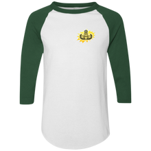 Load image into Gallery viewer, Golden Asshole Augusta Colorblock Raglan Jersey - Explosive Designs LLC