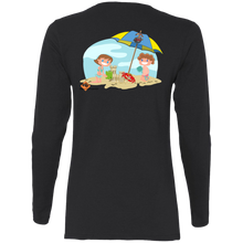 Load image into Gallery viewer, G540L Gildan Ladies&#39; Cotton LS T-Shirt - Explosive Designs LLC