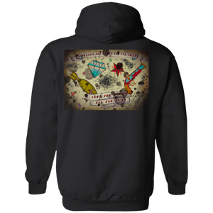 Stars and Diamonds G185 Gildan Pullover Hoodie 8 oz. - Explosive Designs LLC