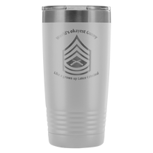 Load image into Gallery viewer, World&#39;s okayest Gunny tumbler - Explosive Designs LLC