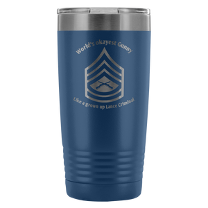 World's okayest Gunny tumbler - Explosive Designs LLC